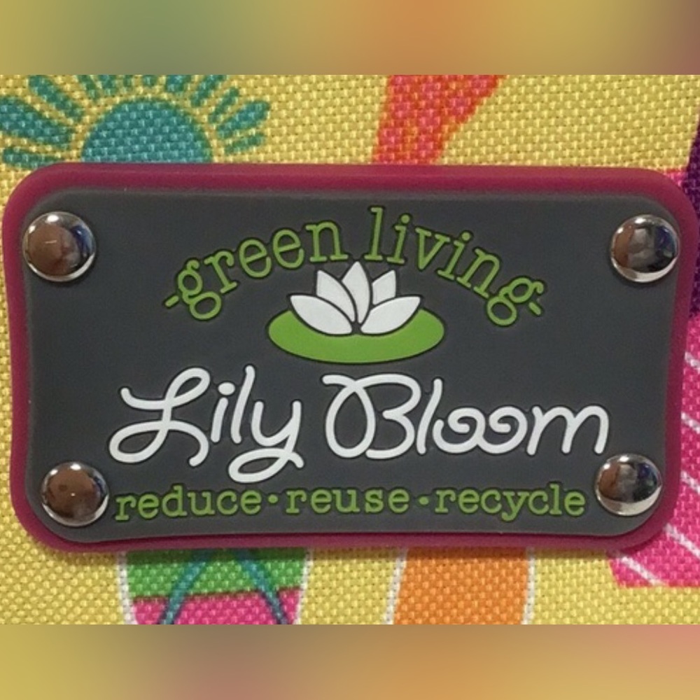 Lily Bloom Green Living Beach Print Shoulder Bag, Mul… Gem